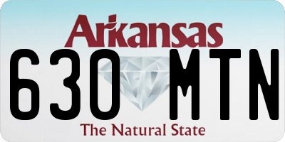 AR license plate 630MTN