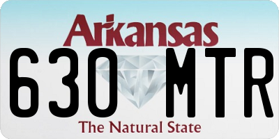 AR license plate 630MTR