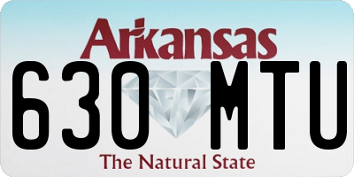 AR license plate 630MTU