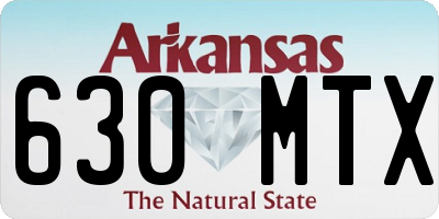 AR license plate 630MTX