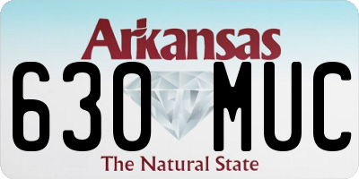 AR license plate 630MUC
