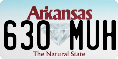 AR license plate 630MUH