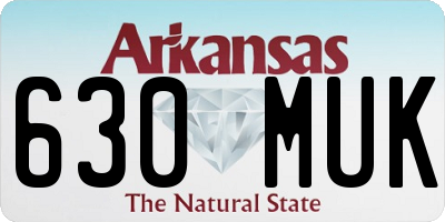 AR license plate 630MUK
