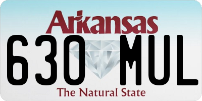 AR license plate 630MUL