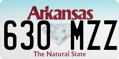 AR license plate 630MZZ