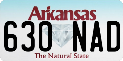 AR license plate 630NAD