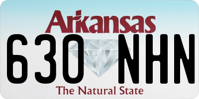 AR license plate 630NHN