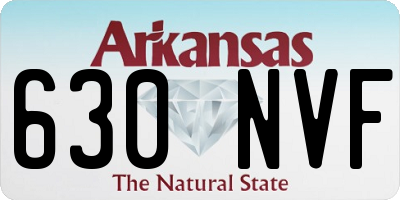 AR license plate 630NVF