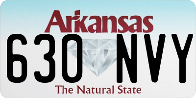AR license plate 630NVY