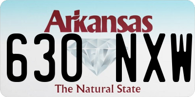 AR license plate 630NXW