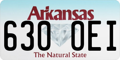 AR license plate 630OEI