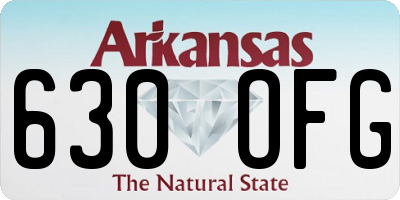 AR license plate 630OFG
