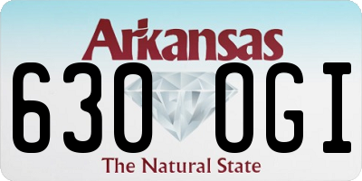 AR license plate 630OGI
