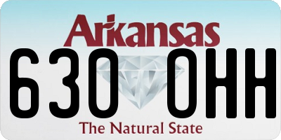 AR license plate 630OHH