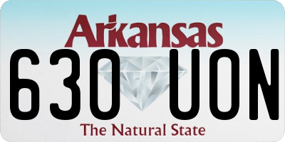AR license plate 630UON