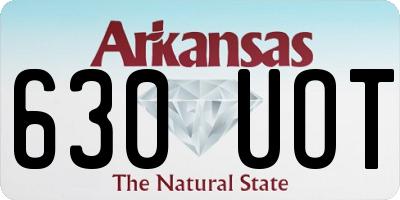 AR license plate 630UOT