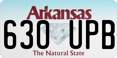 AR license plate 630UPB