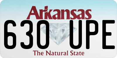 AR license plate 630UPE
