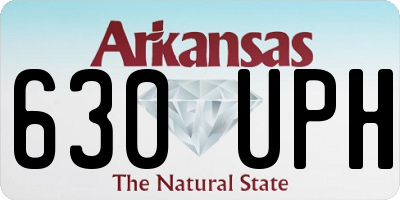AR license plate 630UPH