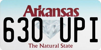 AR license plate 630UPI
