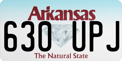 AR license plate 630UPJ