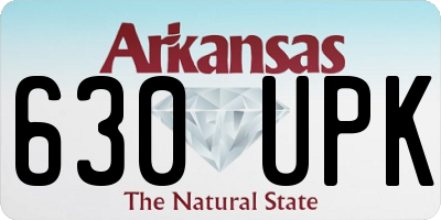 AR license plate 630UPK