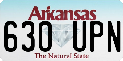 AR license plate 630UPN