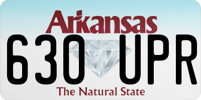 AR license plate 630UPR
