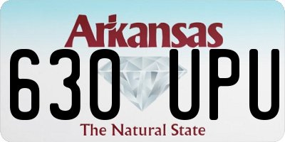 AR license plate 630UPU