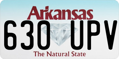 AR license plate 630UPV