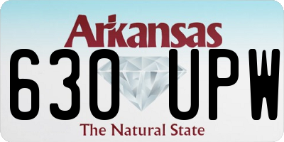 AR license plate 630UPW