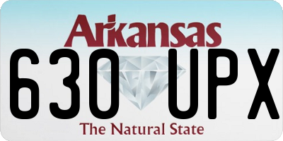 AR license plate 630UPX