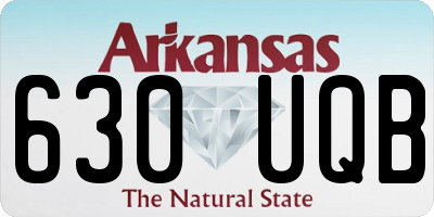 AR license plate 630UQB