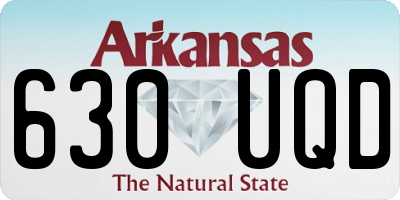 AR license plate 630UQD