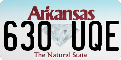 AR license plate 630UQE