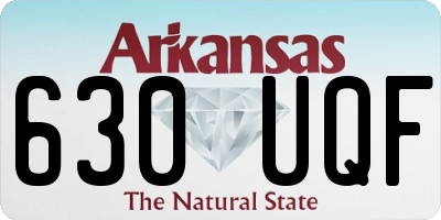 AR license plate 630UQF