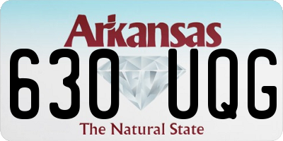 AR license plate 630UQG