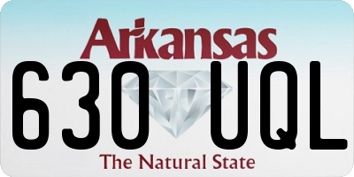 AR license plate 630UQL