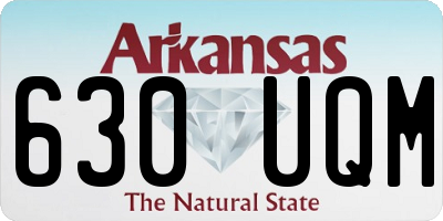 AR license plate 630UQM