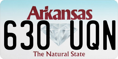 AR license plate 630UQN
