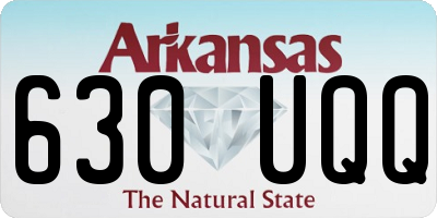 AR license plate 630UQQ