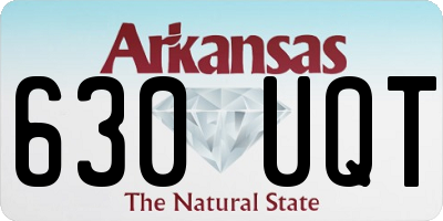 AR license plate 630UQT