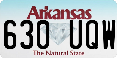 AR license plate 630UQW