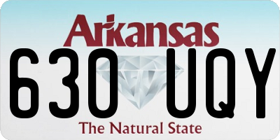AR license plate 630UQY