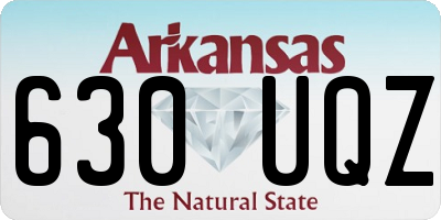 AR license plate 630UQZ