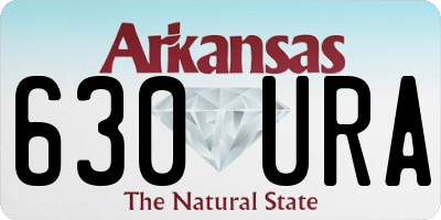 AR license plate 630URA