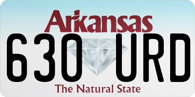 AR license plate 630URD