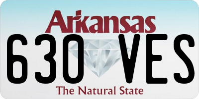 AR license plate 630VES