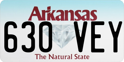 AR license plate 630VEY