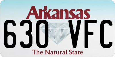 AR license plate 630VFC